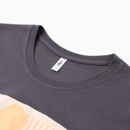 Female T-shirt, graphite color, river 60-1