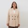 Jacket women's double-breasted Mist Plus-Size, r.52, beige