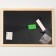 Cretaceous board for drawing and recordings is one -sided, 35 × 25 × 1.5 cm, a set of crayons + sponge