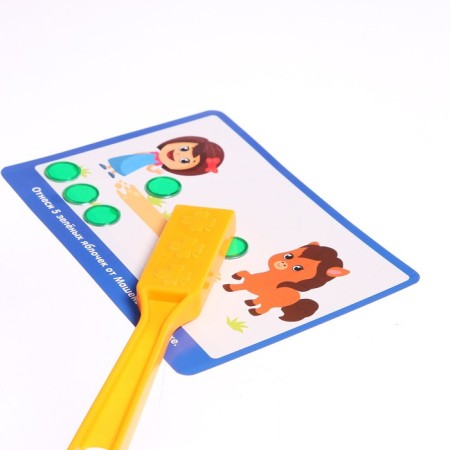 Magnetic wand with the tasks of "Labyrinths", chips, tasks, according to the Montessori methodology