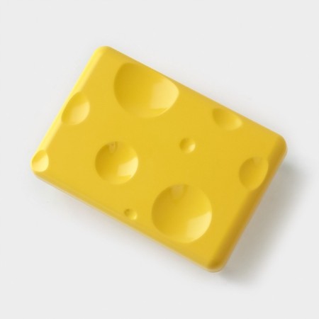 Ricco cheese container 16 × 11 × 7cm, yellow color-2