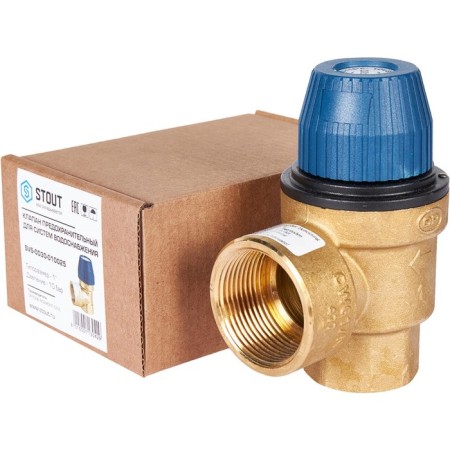 Safety valve SVS-0030-010025, for water supply systems, 1 "x1 1/4", 10 bar-7