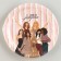 Disposable paper plate "Happy Birthday, Beauty", 18 cm