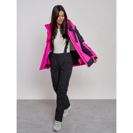 Ski costume female, size 44, pink color-11