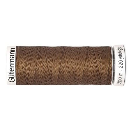 SEW-HALL thread for all materials, 200 m, 748277 (124 golden brown)