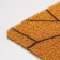 Rug -shaped muddy shares of Home, 40 × 60 cm, sandy color