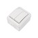 Two -clavy industrial IP54, o/y, white Kranz switch
