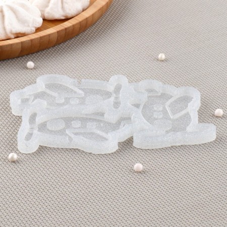 Silicone Mold for candy and chocolate "Airpower", 7 × 4.5 cm, the color is transparent-2