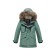 Winter park for a boy, height 134 cm, green color