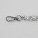 A chain with pearls for a bag, with carbines, iron, d = 8 mm, 30 cm, silver color