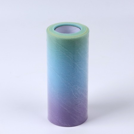 Fatin, 15 cm, 11 ± 1 g/sq.m, 23 ± 1 m, color green-blue gradient No. 6-2