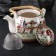 Keramic teapot with a metal sieve "Park", 900 ml