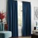 Set of curtains "Soft", size 240 x 270 cm - 2 pcs, blue