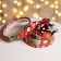 Box for Makarun Tubus with the Window "New Year's Surprise" 18 x 18 x 6 cm