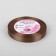 Satin ribbon, 12 mm × 23 ± 1 m, nut color