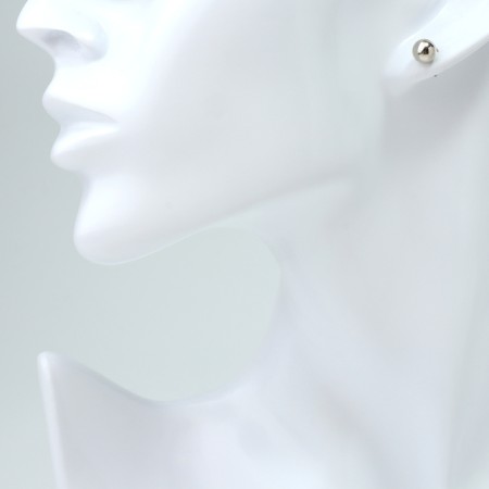 Set 4 objects: 3 pairs of earrings, 1 bracelet "Shine" Fund, white color in silver-4