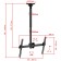 Crasset UNITEKI LCD4146 ceiling, telescopic, fast -open, inclined rotary