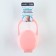 A container for storing and sterilizing children's nipples and dummy, pink color