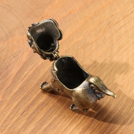 Kurilnitsa for incense cones "Leo", 5.5 x 5 cm, bronze-2