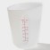 Mean glass of shade, 250 ml, white color