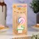 Candle for cake the number "2" color strip