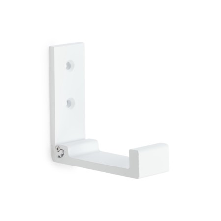 Furniture hook CAPPIO Fold, one -rod, folding, white color