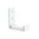 Furniture hook CAPPIO Fold, one -rod, folding, white color
