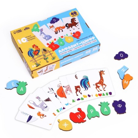 Board game "Alphabet-Shifre"-1