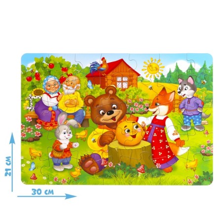 Puzzle "Fairytale Stories", 35 details-1