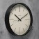 Watching clock, interior "Edith", D-30.5 cm, silent