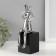 Souvenir Ceramics "Rabbit holds ears" silver 7.8x10x27 cm