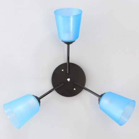 Causte "Online" (cylinder) 3x15W E27 Model: BR 00233 Black/Blue-3