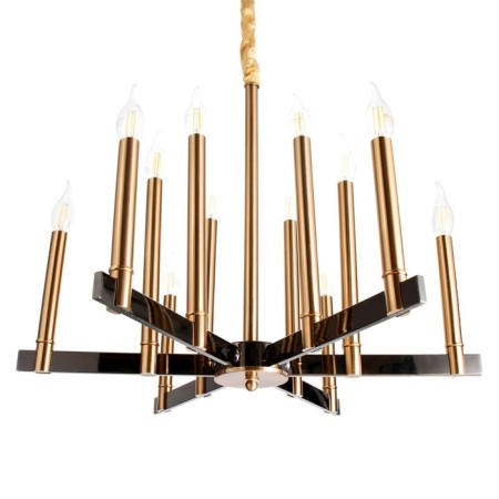 Barry chandelier 12x40W E14 Brass 65x65x50 cm Bayerlux-1