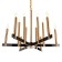 Barry chandelier 12x40W E14 Brass 65x65x50 cm Bayerlux