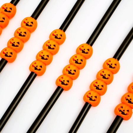 Pumplings "Pumpkin", black color, set 6 pcs.-2