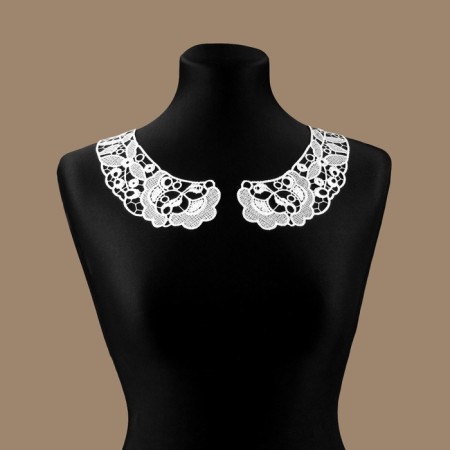 Gypury collar, 25 × 7 cm, white color-6