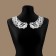 Gypury collar, 25 × 7 cm, white color