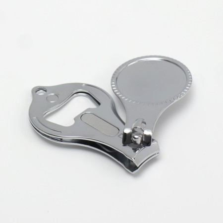 Kusachki-cannips are manicure, with a file, with an opener, 6 cm, packing 12 pcs, silver color-2