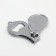 Kusachki-cannips are manicure, with a file, with an opener, 6 cm, packing 12 pcs, silver color