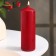 Candle - cylinder, 4 × 12 cm, 15 hours, burgundy