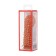 Kokos nozzle with additional stimulation, realistic, TPE, bodily, 12.7 cm