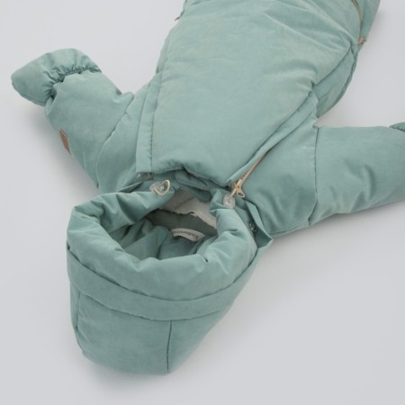 Kinderlitto transformer Kinderlitto “Velvet”, height 68-80 cm, green-gray color-9