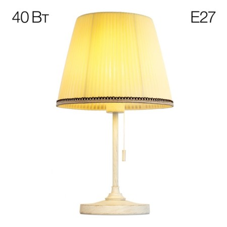 Labric Decorative lamp Citilux "Linz" CL402723 28.5x28.5x45 cm, 1x40W, e27, white color