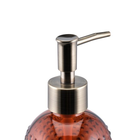 Liquid soap dispenser, 7.5x7.5x19.5 cm, Orange color-5