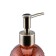 Liquid soap dispenser, 7.5x7.5x19.5 cm, Orange color