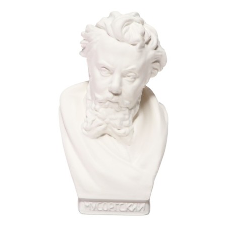 Gypsum figure famous people: Bust of Mussorgsky 23*12*13.5 10-197