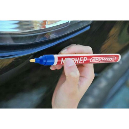 SkyWay marker pencil, from chips and scratches, felt tips, blue-1