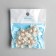 Decor for creativity Metal, plastic "Flower with pearls" rhinestones 1.8x3.4x3.4 cm
