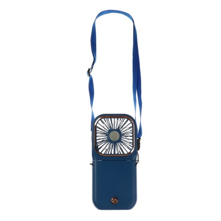 Portable F30 fan, Power Bank 3000 mAh, 3 modes, USB, folding, blue-4