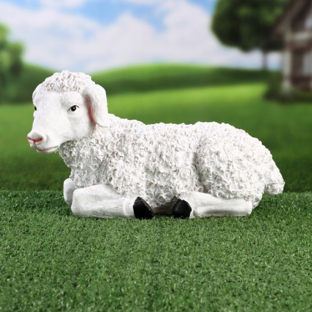 Garden figure "lambs lies" 29x15x17cm